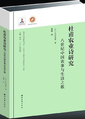 杜甫农业诗研究PDF电子书下载